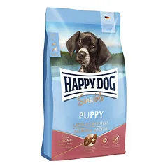 HAPPY DOG Sensible Puppy Lachs 10 kg šuniukams su lašiša ir bulvėmis