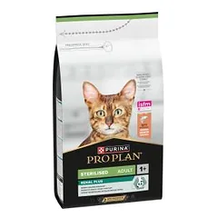 Purina Pro Plan Sterilised Adult 1+ Renal Plus Sausas pašaras suaugusioms sterilizuotoms katėms, su lašiša, 10 kg