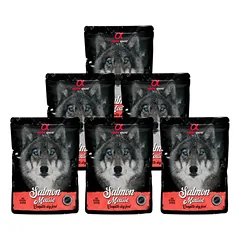ALPHA SPIRIT WET putėsiai šunims su lašiša 300g 6vnt (12)