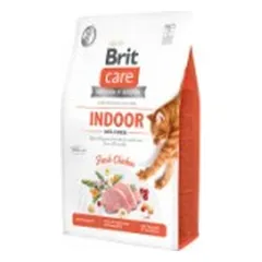 Brit Care Cat GF Indoor Anti-stress sausas pašaras katėms 0,4 kg (galiojimas iki 2026.11.19)