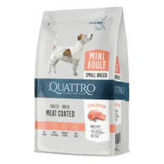 Quattro Mini Salmon sausas pašaras su lašiša mažų veislių šunims - Pet24