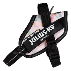 Julius - K9 IDC Powerharness Pretty - šunų pakinktai su atspindinčiomis savybėmis, gėlių raštas - Mini - Mini