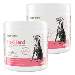 FlexiHard - sąnarių ir raumenų bei skeleto raumenų sistemos parama šunims 2x200 g