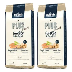 BOSCH Plus Upėtakiai ir bulvės 25 kg (2 x 12,5 kg)