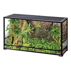 REPTI PLANET sulankstomas stiklinis terariumas, stumdomos durelės 120x45x60cm
