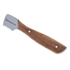 Groomer.dk Danish Classic Knife - klasikinis trimeris su medine rankena