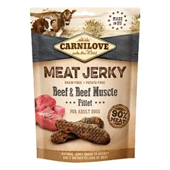 Carnilove Dog skanėstas Jerky Beef with Beef Muscle Fillet 100 g