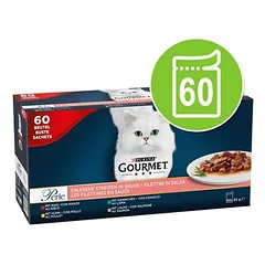 GOURMET Perle Filė padaže, mišrių skonių 60 x 85 g parduotuvėje zooplus.de