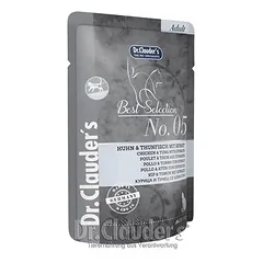 Dr. Clauder's Cat Best Selection Adult No 5 drėgnas maistas katėms 16 x 85 g