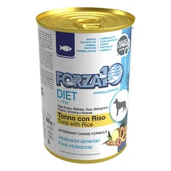 Forza10 Diet Tuna And Rice hipoalerginis drėgnas maistas šunims su tunu ir ryžiais, 400 g