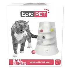 Plaček Cat Epic Pet Automatic Ball Slider žaislas katėms su kamuoliukais, 20 cm — 4 nuotrauka