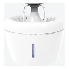 Automatinė vandens girdykla-fontanas Els Pet, 2,5 l, su LED apšvietimu ir filtru, balta/pilka — 5 nuotrauka