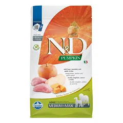 Farmina N&D Medium Maxi Adult Wild Boar, Pumpkin & Apple sausas maistas šunims