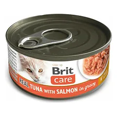 Brit Care Cat Real Tuna with Salmon in Gravy 80 g