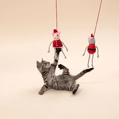 TIAKI Türhänger-Set Weihnachtliches Mäusepaar
