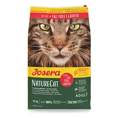 Josera NatureCat sausas pašaras katėms 10+1kg AKCIJA
