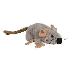 TRIXIE Pliušinė pelė su katinėliu 7cm