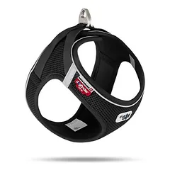 Curli Vest Magnetic V2 petnešos šunims, juodos