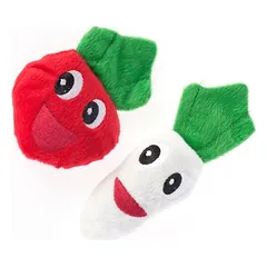 zooplus Exclusive žaislas katėms Catnip Veggies, Ekonominė pakuotė: 2 x 2 vnt. rinkinys — 2 nuotrauka