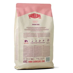 CARNILOVE True Fresh Turkey s.m. sausas pašaras šunims su kalakutiena, 4 kg — 2 nuotrauka
