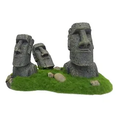 Aqua Della Aquariumdekoration Osterinsel Moai