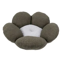 Ferplast minkštas guolis Fiore Bouclé, žalias / pilkas, Ø 64 x H 21 cm — 4 nuotrauka