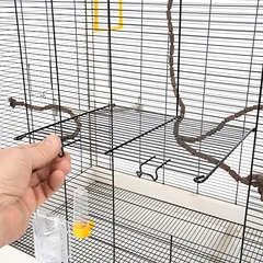 TIAKI medinis paukščių narvas Robin XXL, L 113,4 x B 53 x H 81,7 cm — 5 nuotrauka