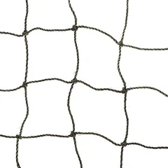Katzenschutznetz Rollenware, Katzenschutznetz Rollenware oliv mit Drahtverstärkung — 4 nuotrauka