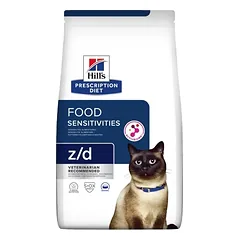 Hill’s PRESCRIPTION DIET z/d sausas maistas katėms Jautriems maistui 3 kg