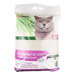 Flamingo Lemongrass bentonitinis kraikas katėms
