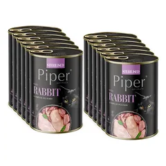 DOLINA NOTECI Piper sterilizuotoms katėms su triušiu 12x400g