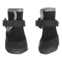 Flamingo Hundeschuhe Magna schwarz - 2 Stück