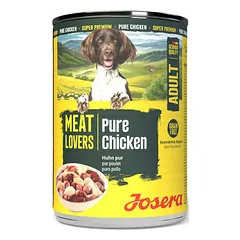 Josera Dog Adult Meat Lovers gryna vištiena, drėgnas maistas šunims 400 g
