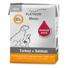 Platinum paštetas su kalakutiena ir lašiša šunims