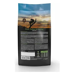 AMBROSIA begrūdis su šviežia kalakutiena ir silke sausas maistas sterilizuotoms katėms, grain-free Sterilized Fresh Turkey & Herring 1,5 kg — 3 nuotrauka
