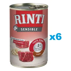 RINTI "Sensible Beef" jautiena su ryžiais 6x400 g — 1 nuotrauka