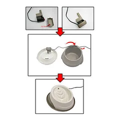 Trevi Automatic Pet Fountain with Tray 2 L — 2 nuotrauka