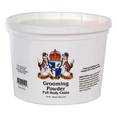 Crown Royale Grooming Powder Full Body - pudra kailiui prižiūrėti, skirta tankiam, gausiam kailiui, 13,6kg — 4 nuotrauka