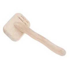 Chris Christensen Mark I X - Small Red Slicker Brush - Mini Poodle Brush, Drewno naturalne / Miękka — 3 nuotrauka