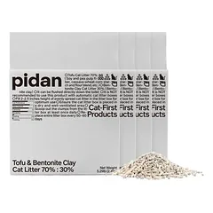 pidan Tofu- & Bentonit-Katzenstreu, 2 × 2.4 kg — 2 nuotrauka