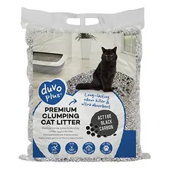 Duvo+ Katzenstreu Premium Active Black Carbon 12 kg