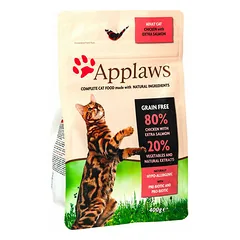 Applaws Cat Adult Chicken with Salmon 400g