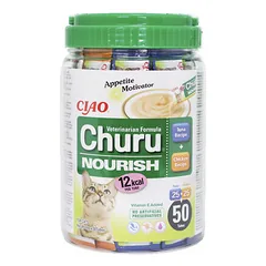 Churu Cat Nourish vista/tuncis 50x14 g - biezenis kaķiem