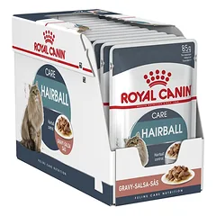 Royal Canin Hairball Care In Gravy Pouch konservai katėms padaže, 85g x 12 vnt.