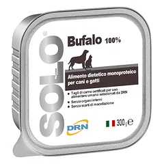 SOLO su bizoniena - vieno baltymo konservai katėms ir šunims 300g, 300 g parduotuvėje ramiosblusos.lt