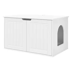 Prolenta Premium namelis katėms, 85 x 55 x 50,5 cm, balta, mediena — 4 nuotrauka