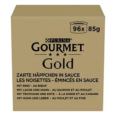 Jumbopack Gourmet Gold Zarte Häppchen 96 x 85 g