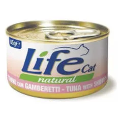 Life Cat konservai su tunu ir krevetėmis katėms - Pet24