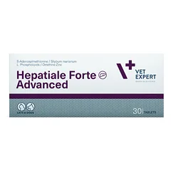VETEXPERT Hepatiale Forte Advanced pašaro papildas šunims ir katėms, kepenų veiklai N30