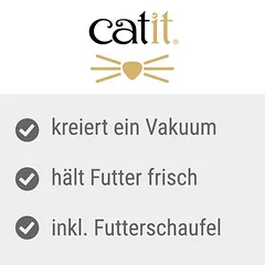 Catit Pixi vakuuminis maisto konteineris, iki 5,5 kg sauso maisto — 4 nuotrauka